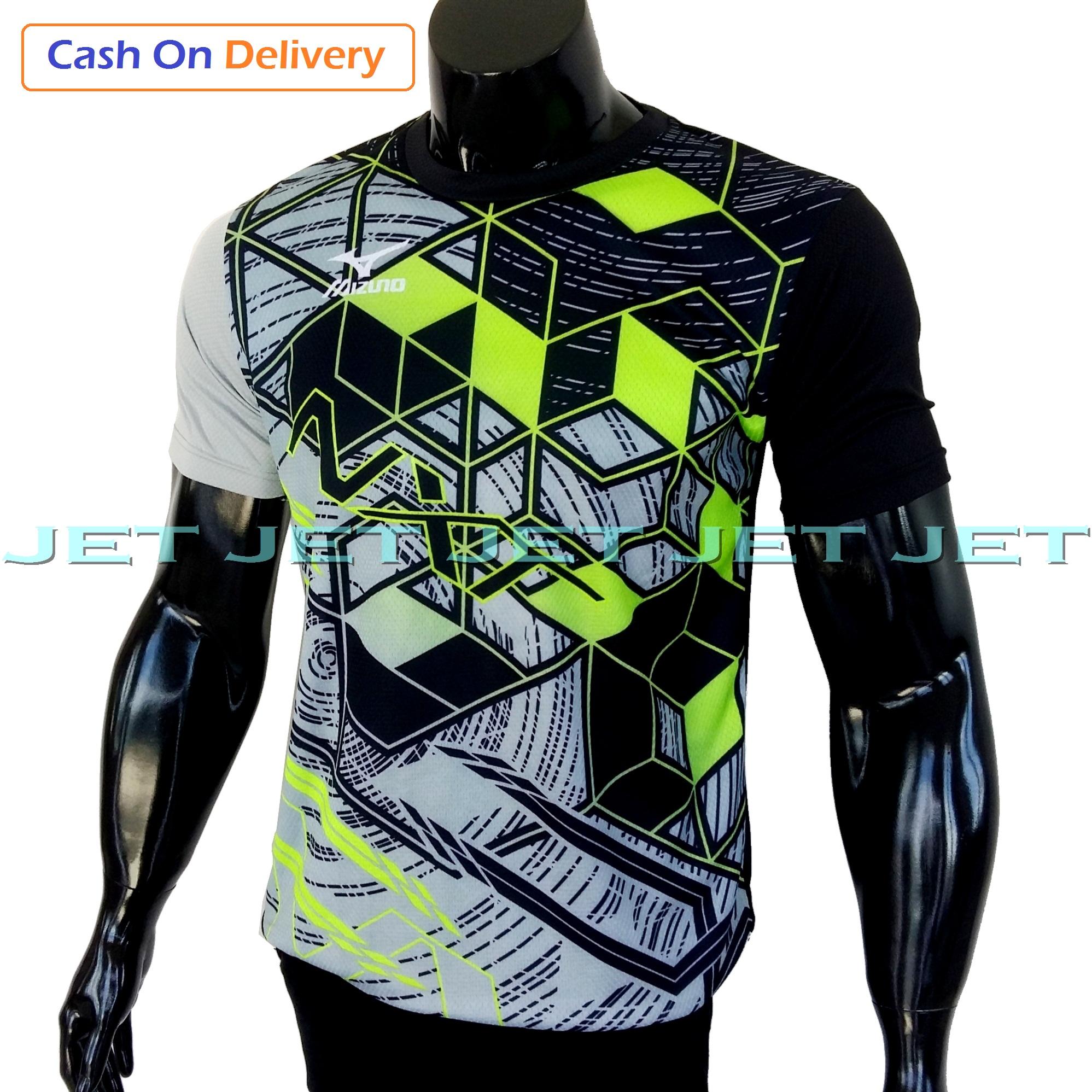 JET SPORTS – Kaos Olahraga M L XL Dri Fit Sport Pakaian Olah Raga Badminton Replica Baju Futsal Voli Sepak Bola Tennis Running Sepeda Bulutangkis Training T-Shirt Murah Bagus Keren All Fashion Jersey Atasan Pria Wanita Cowo Cewe Raket Bulu Indonesia
