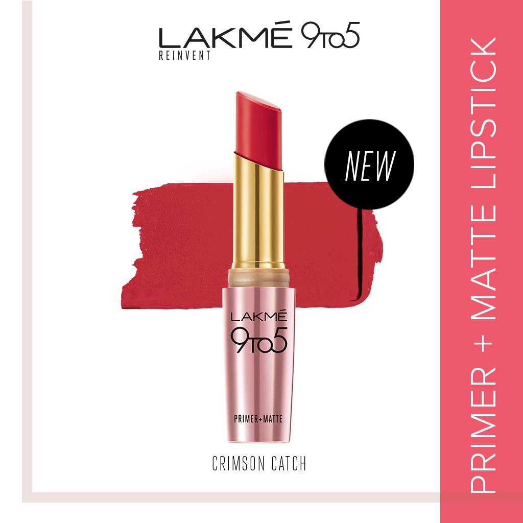 Lakme 9To5 Reinvent Primer + Matte Lip Color - Crimson Catch Lakme 9To5 Reinvent Primer + Matte Lip Color - Crimson Catch