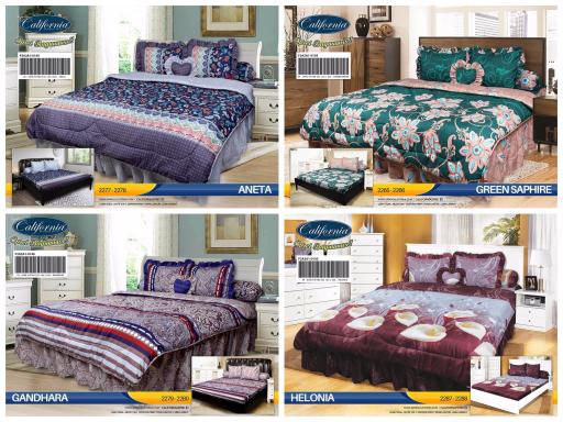 BEDCOVER SET CALIFORNIA / MY LOVE KING 180X200 / BED COVER SET - BC HELONIA EXCLUSIVE