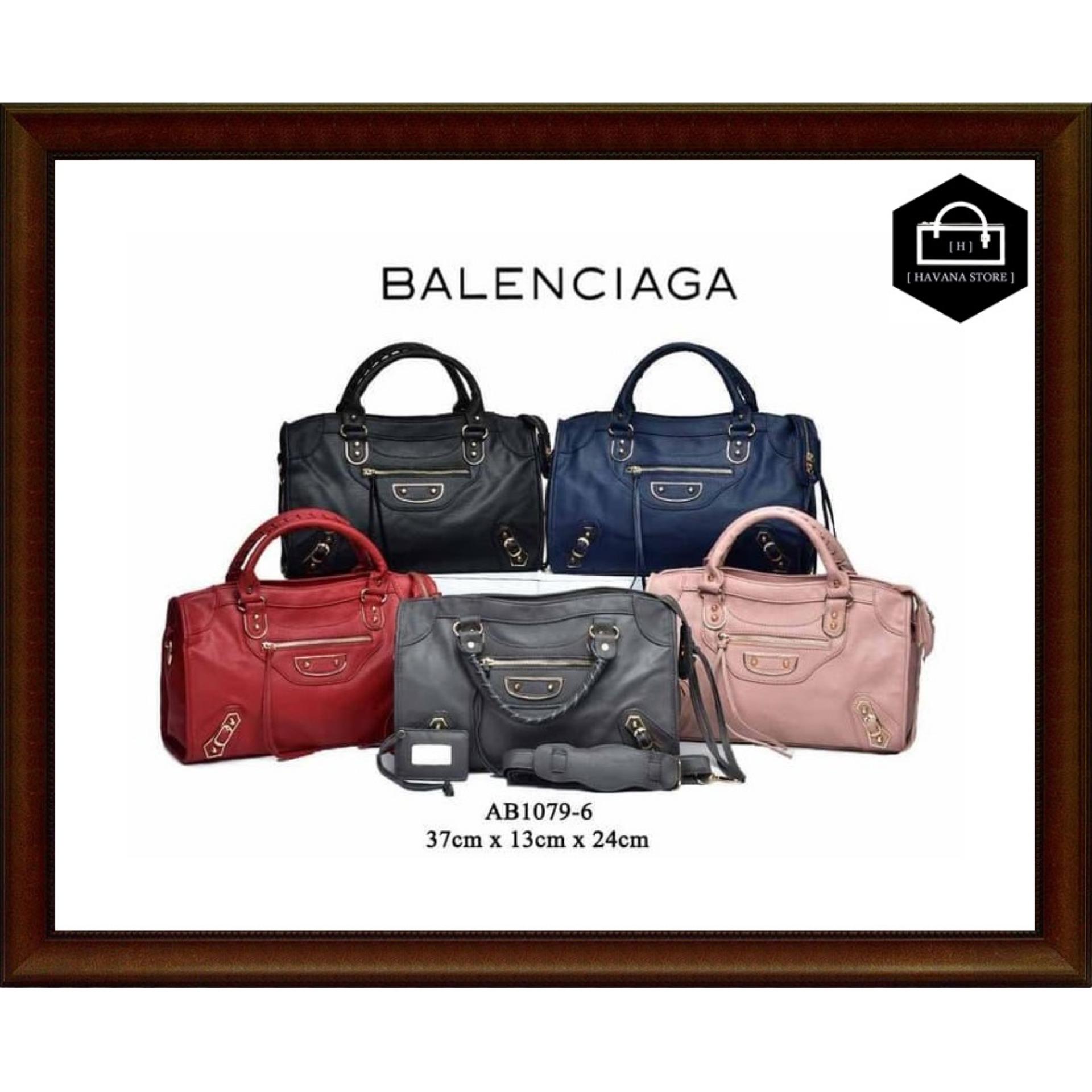 new Tas Balenciaga City Metallic Edge Large Semi Premium AB1079-6 / bag / branded / mirror / premium / asli / original / impor / batam / bag / tas / handle / jinjing / kulit / gucci / hermes / chanel / lv / louis / fossil / dior / zara / bonia