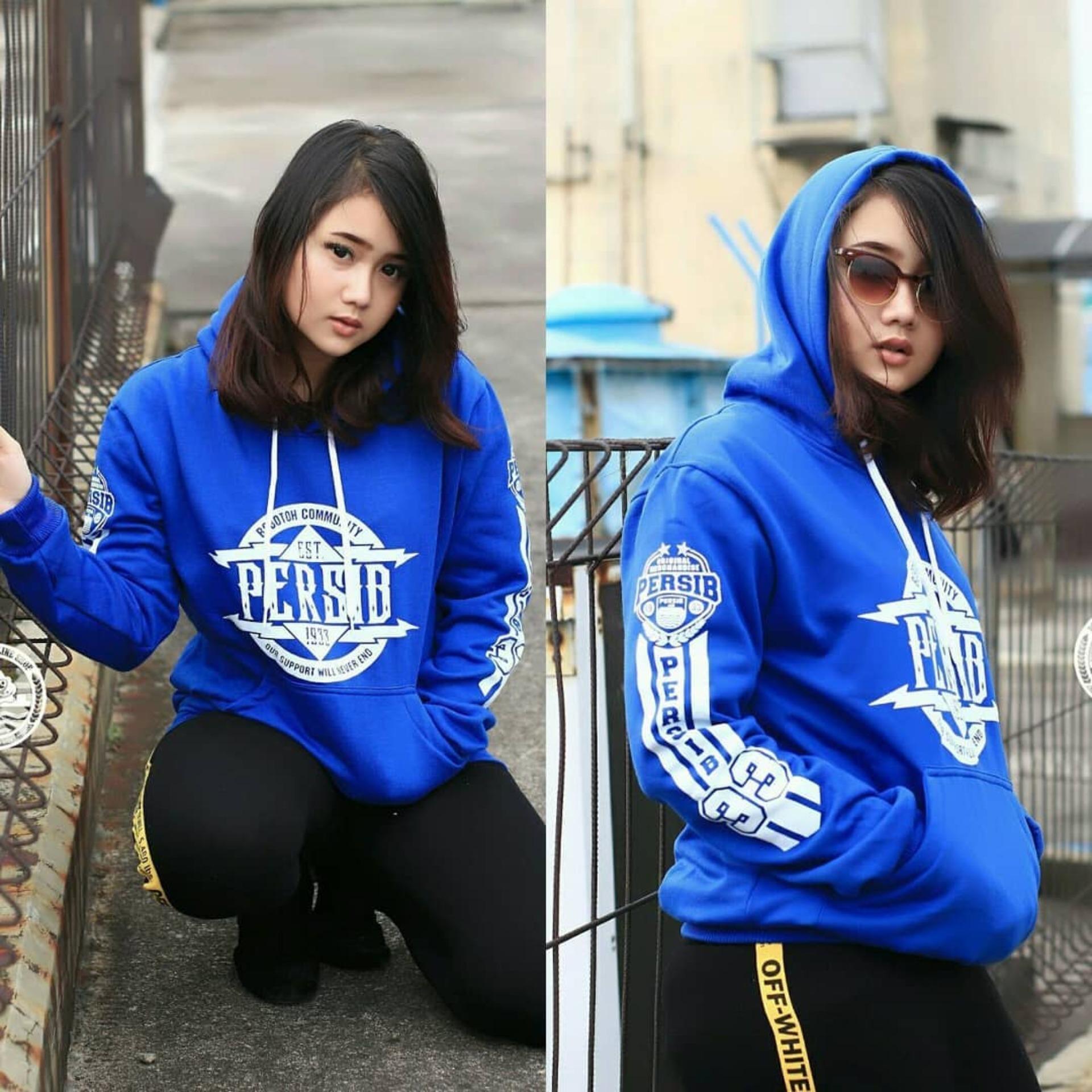 Persib Circle Logo - Jaket Hoodie Pria dan Wanita