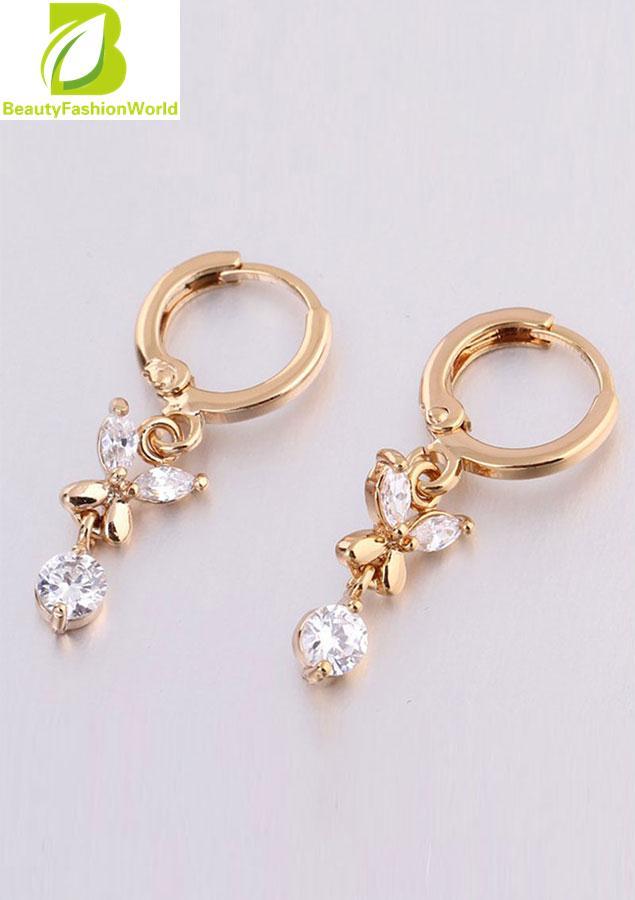 Ring Bulat Menjuntai Anting Anting ring bulat menjuntai anting anting