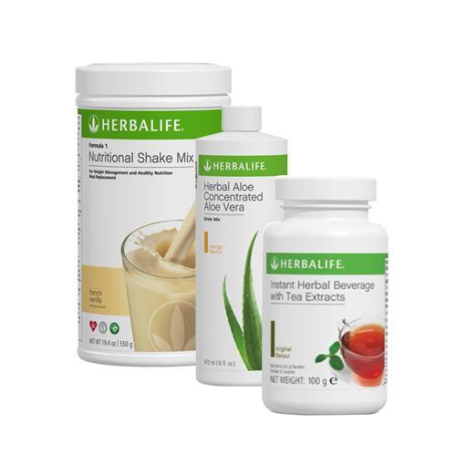 Herbalife_#Paket Hemat ShakeAloe,thermotea #program basic NC 1bulan
