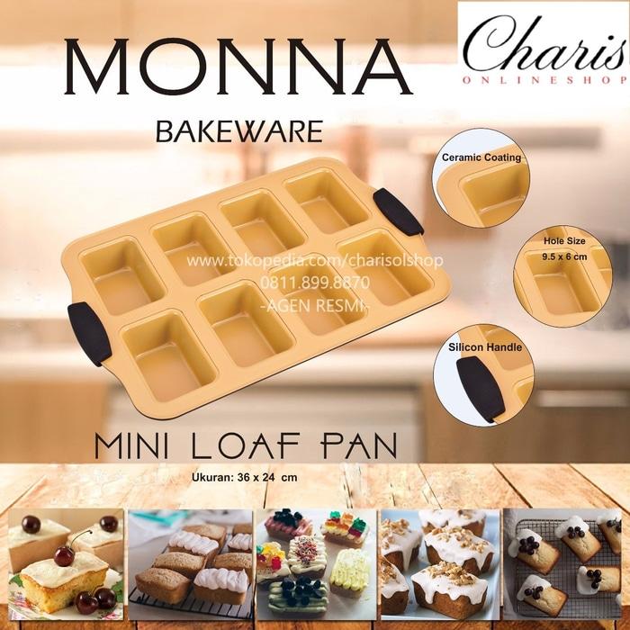SIGNORA MONNA BAKEWARE - Mini Loaf Pan Loyang Kue Roti Unyil