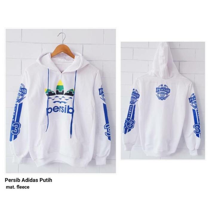 SOFISTORE - Persib Adidas Sweater Putih / Fashion / Fashion pria / Pakaian pria / Jaket pria / Jaket murah / Jaket hoodie / Jaket sweater / jaket bomber pria