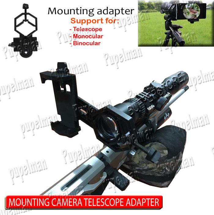 Universal Lensa Adaptor kaca Pembesar Teropong Teleskop Mikroskop Microscope Kamera HP Handphone Handphon Mounting Camera smartphone Adapter Telescope binocular monocular