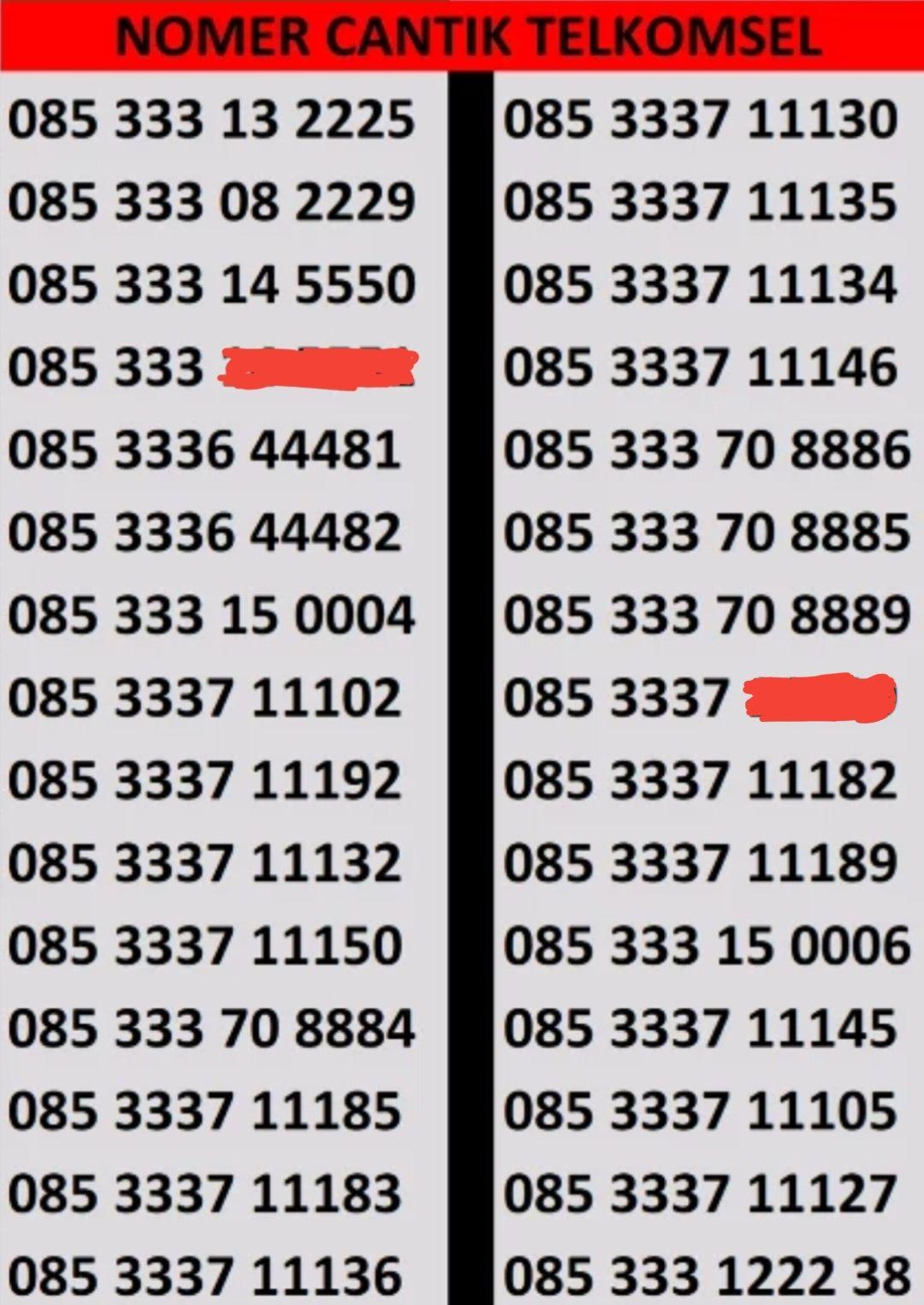 Kartu Telkomsel Rapi dan Cantik