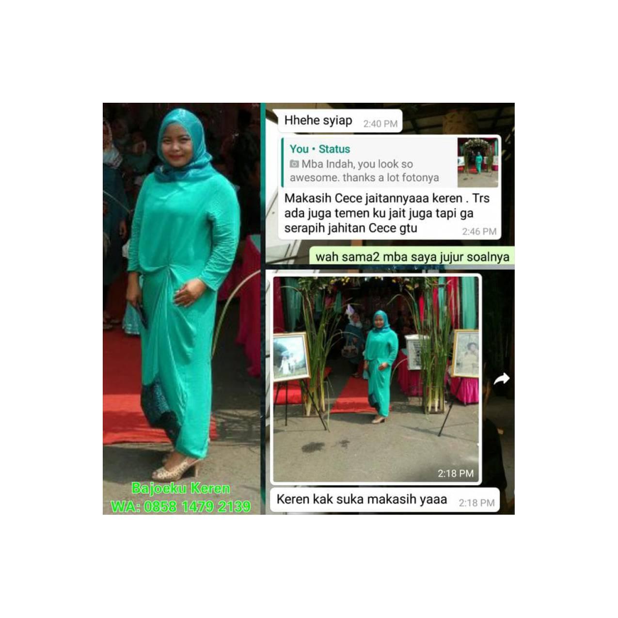 Promo Kaftan Long Dress Gamis Bridesmaid Dress Jasa Jahit Hot