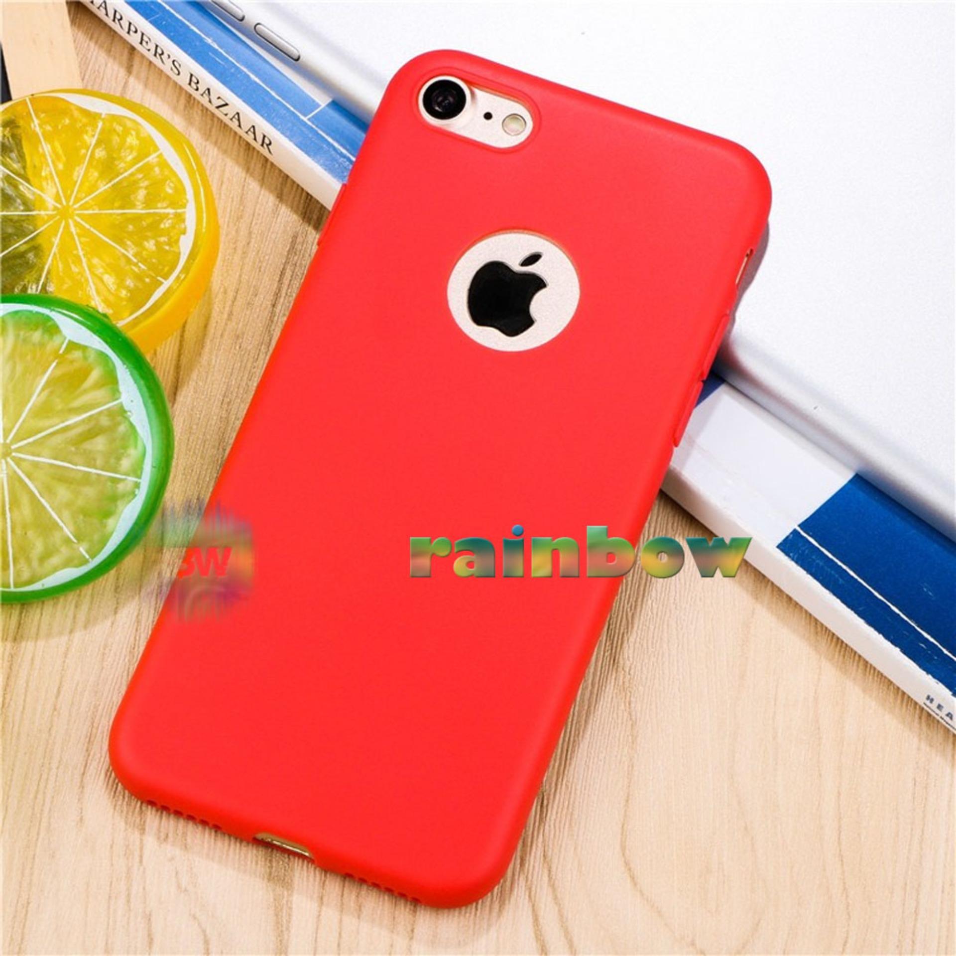 Lize Apple Iphone5 / Iphone 5 / Iphone 5G / Iphone 5S Ori / Softshell / Jelly Case / Soft Case / Soft Back Case / Silicone / Silicon / Silikon / Case Iphone / Case HP / Casing Handphone Iphone 5 - Merah
