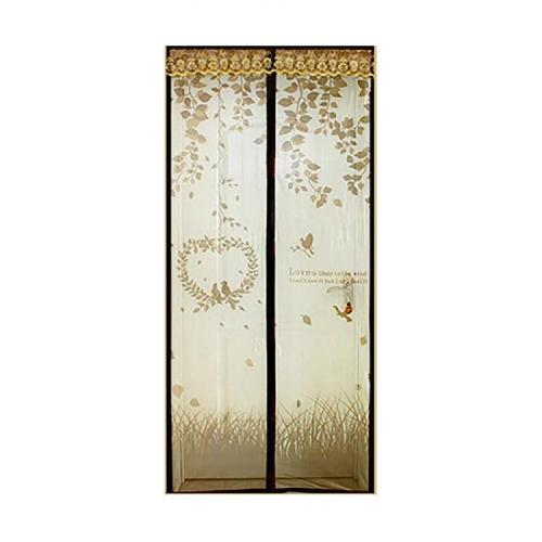 Harga Aiueo Magic Mesh Tirai Magnet Anti Nyamuk Motif Heart And Bird Tirai Pintu Magnet Coklat