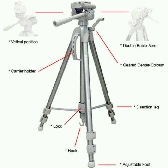 Best Seller!! Tripod Excel Platinum Compact - ready stock
