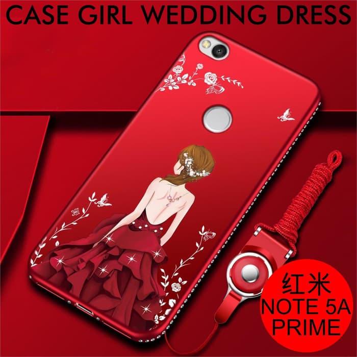 Best Promo Wedding Girl Dress Slim Matte Case Xiaomi Redmi Note 5A Prime Softcase - H SATU