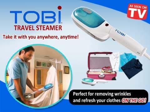 TOBI SETRIKA UAP TOBI TRAVEL STEAMER TOBI SETRIKA UAP TOBI TRAVEL STEAMER / Setrika UAP Modern / Setrika Pelembut Pakaian / Setrika Traveling / Setrika Bepergian / Setrika Mudah DI Bawah Kemana-mana / Setrika Traveling