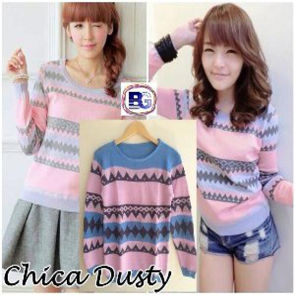 NEW CHICA DUSTY - SWEATER TRIBAL