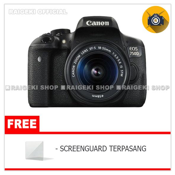 Canon EOS 750D Kit 18-55 STM Wifi ( Free Screenguard )