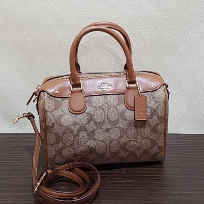 HARGA DISKON!!! Tas coach original - Coach bennet mini signature saddle - diDKVA