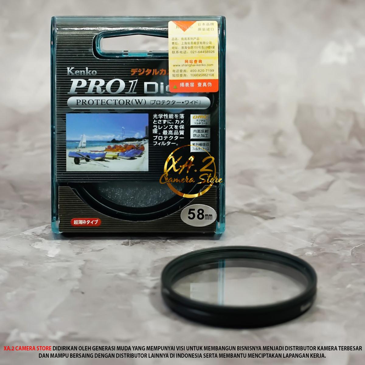 UV FILTER 58MM PRO BENING DIAMETER LENSA 58MM