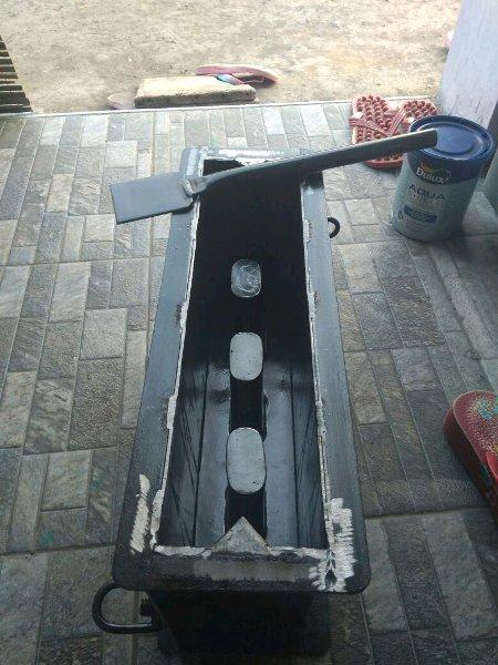 citakan batako manual lubang 3 ukuran 35&38&40