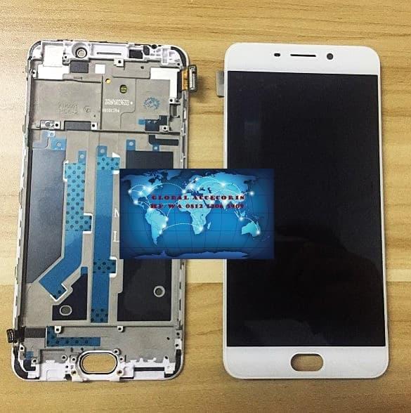 Harga Spesial!! Lcd + Frame Oppo F 1 Plus White Original Oem 100% - ready stock