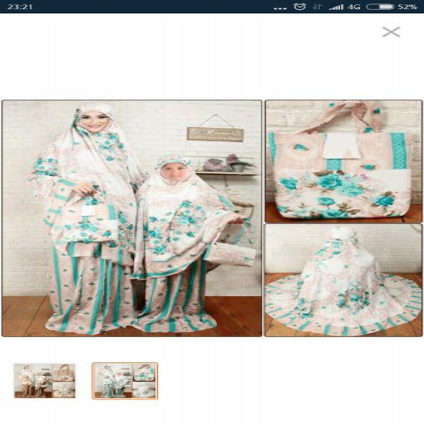 Mukena Kembar Couple Ibu Dan Anak