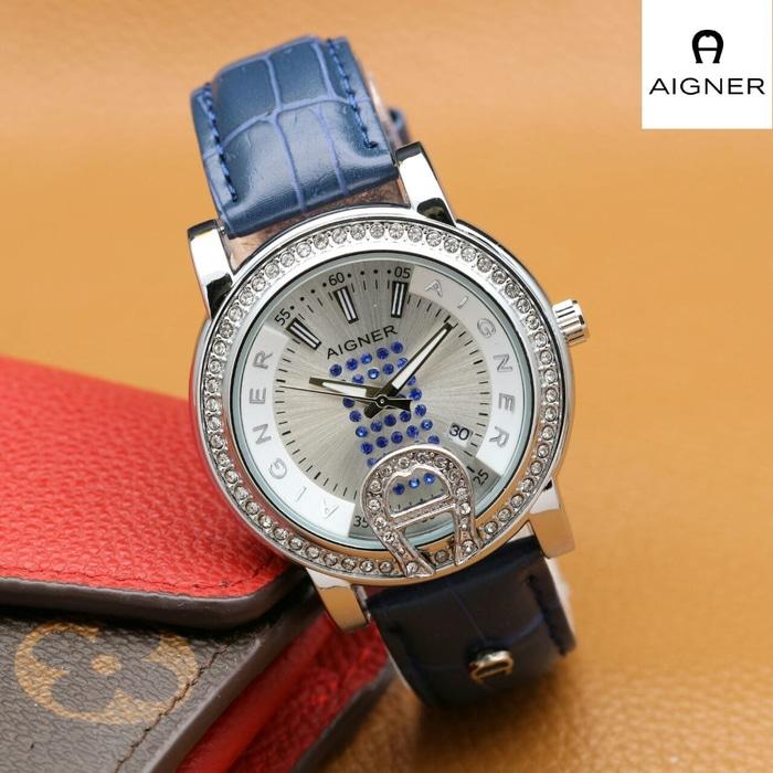 AIGNER TANGGAL KULIT DARK BLUE