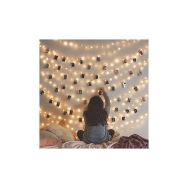 Termurah Lampu LED Tumblr Lampu Natal Hias ricelamp RGB Warna Warni Outdoor U8 U9 U10 Q7 Q9