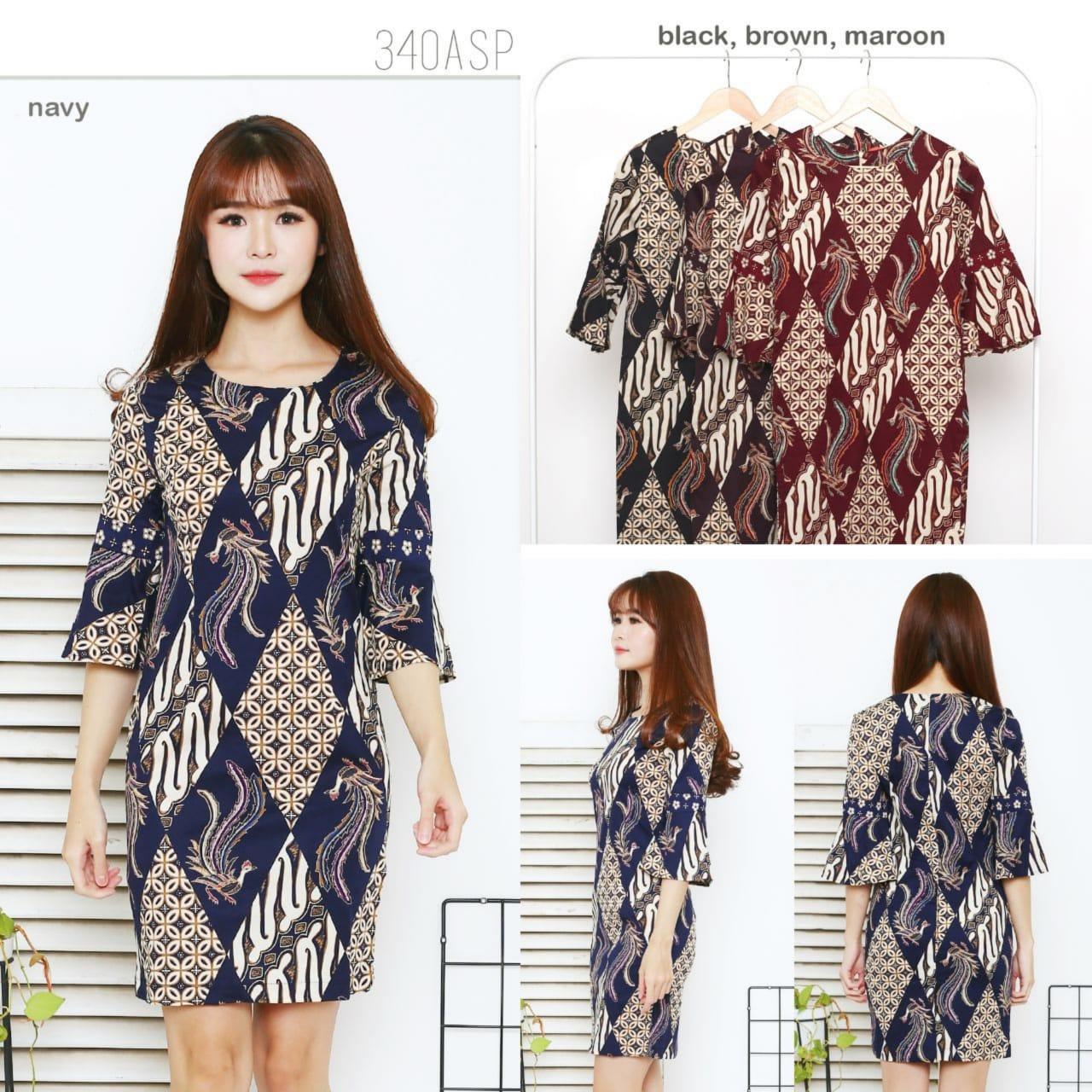 Dress Batik Modern Wanita Miller