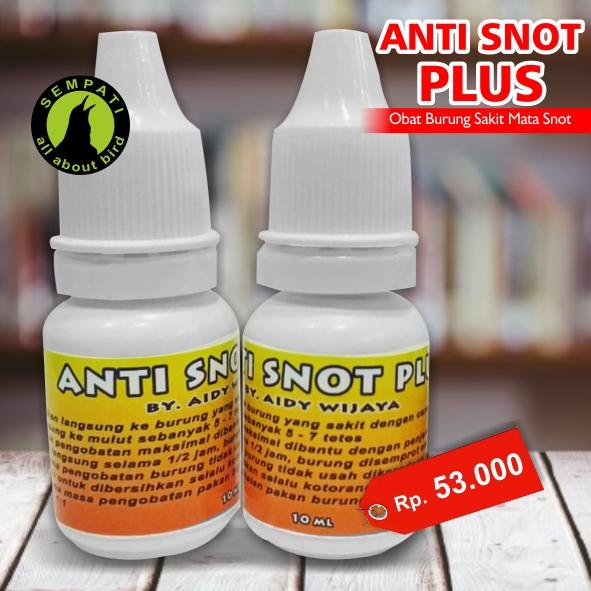 Anti Snot Plus Aidy Wijaya Obat Burung Sakit Mata Katarak Berlendir Lesu Kurus Kejang Nyilet Berat Badan Turun Diare Bulu Mengembang Untuk Lovebird Kenari Kacer Murai Pleci Kolibri Cucak Pentet Anis Dll