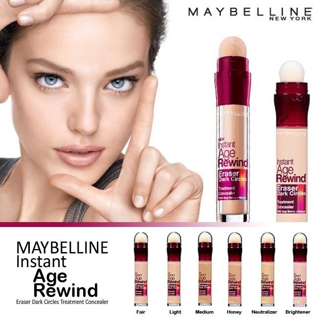 Maybelline Instant Age Rewind Eraser Concealer & Fit Me Concealer Instant honey 140