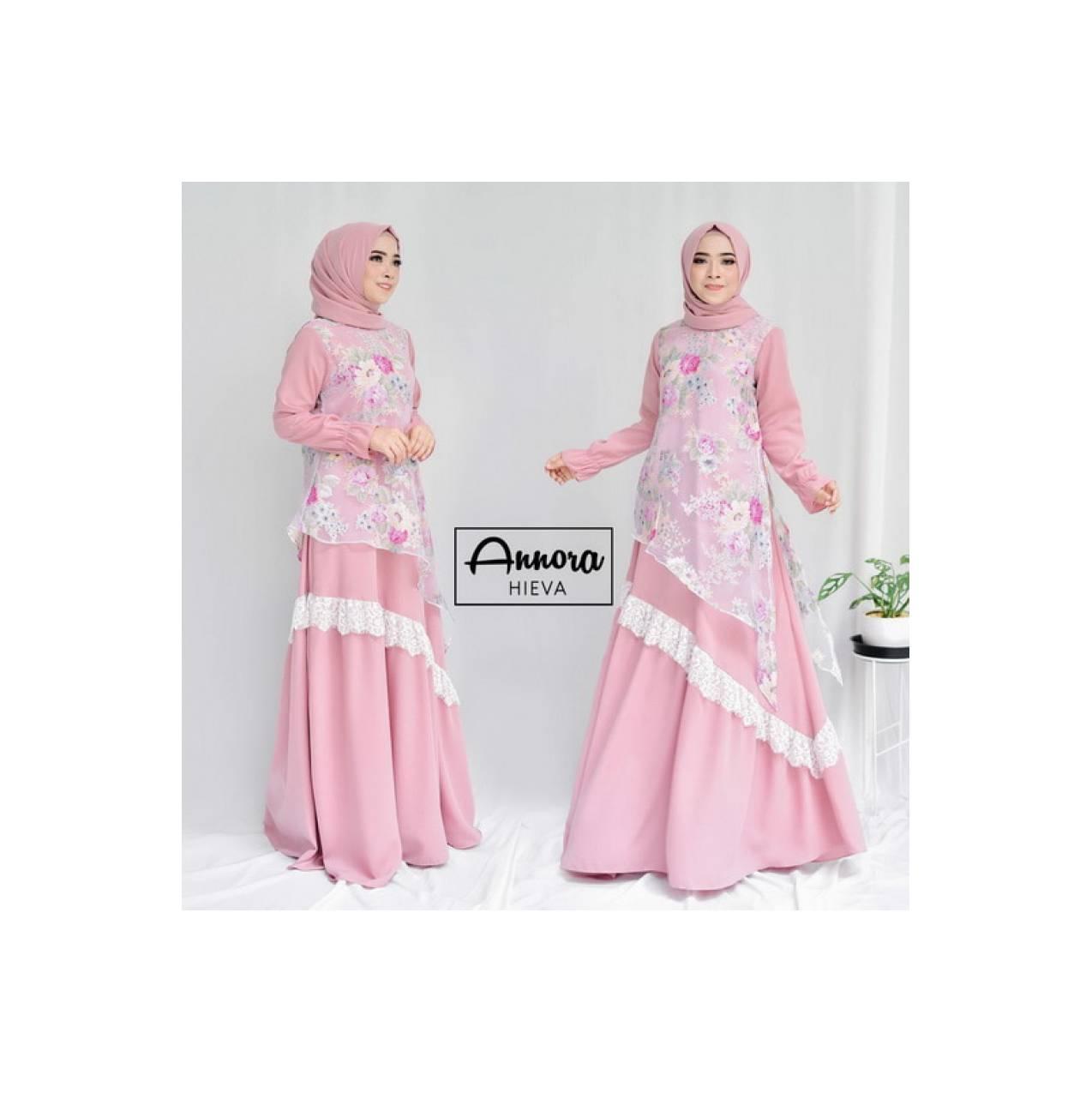 Gamis Pesta Artis bahan Mewah itycrepe renda