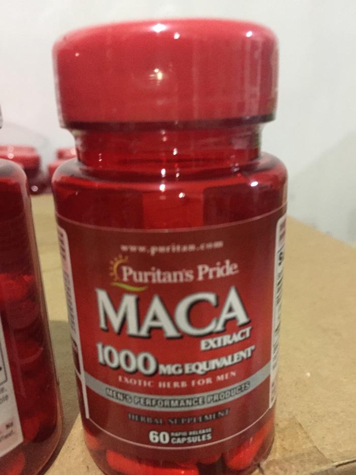PURITAN MACA 1000 Mg Exotic Herb For Men 1000 Mg 60 Cap