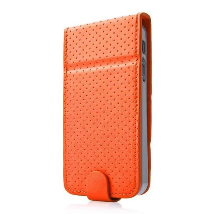 Casing / Cover Case Upper Polka iPhone 5/5S/5SE Original - Orange Original Murah