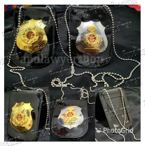 Dompet Name Tag Id Card Holder kalung lencana KTA PPNS Penyidik Pembantu POLISI FBI PERBAKIN BNN BIN Kulit Polisi Satpam Police Petugas Keamanan Army Tentara Dompet Pria Wanita
