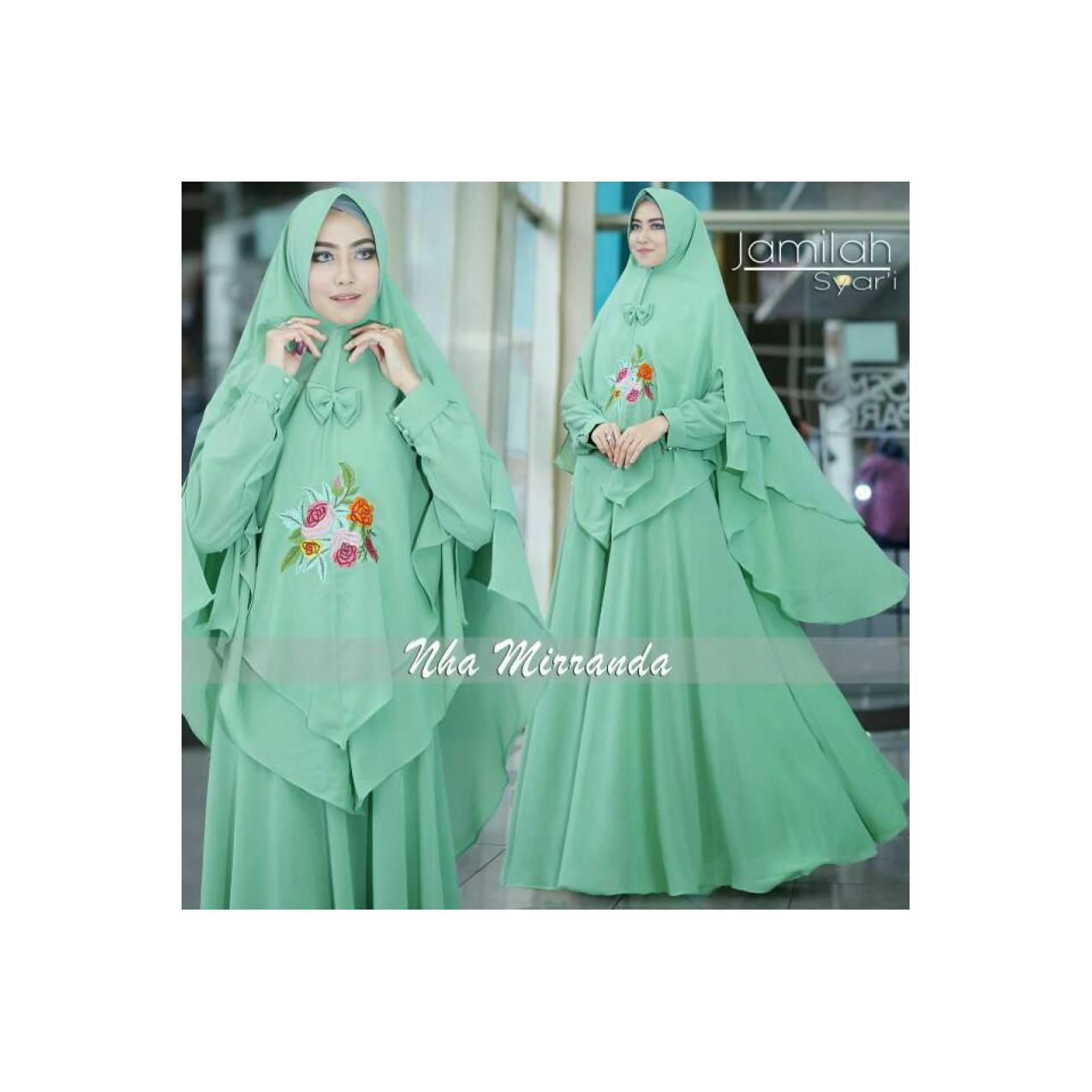 Set gamis ceruty Jamilah ori by Nha Miranda