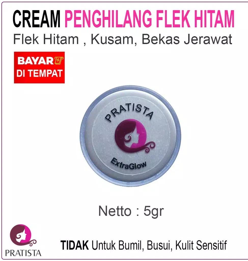 Penghilang Flek Hitam di Wajah / Obat Flek Membandel Bekas Jerawat/Pil KB/ Pratista Extraglow 5gr