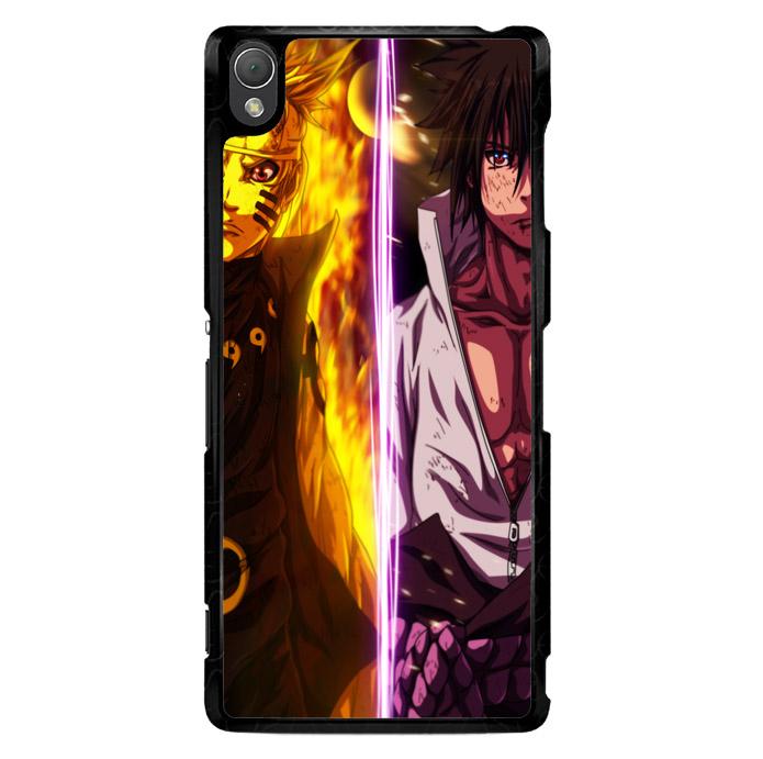 Naruto Vs Sasuke Manga J0320 Sony Xperia Z3 Custom Hard Case