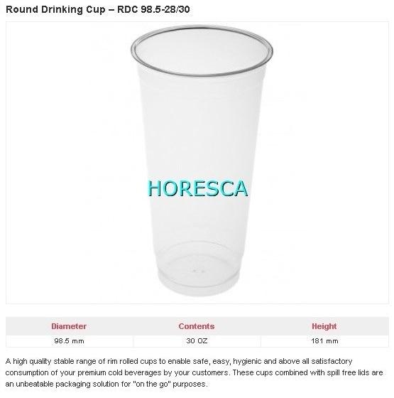 ORIGINAL!!! Plastic Cup PET / Gelas Plastik PET 30 oz @50 Pcs (Produk SIP 98.5) - 7G1Afd