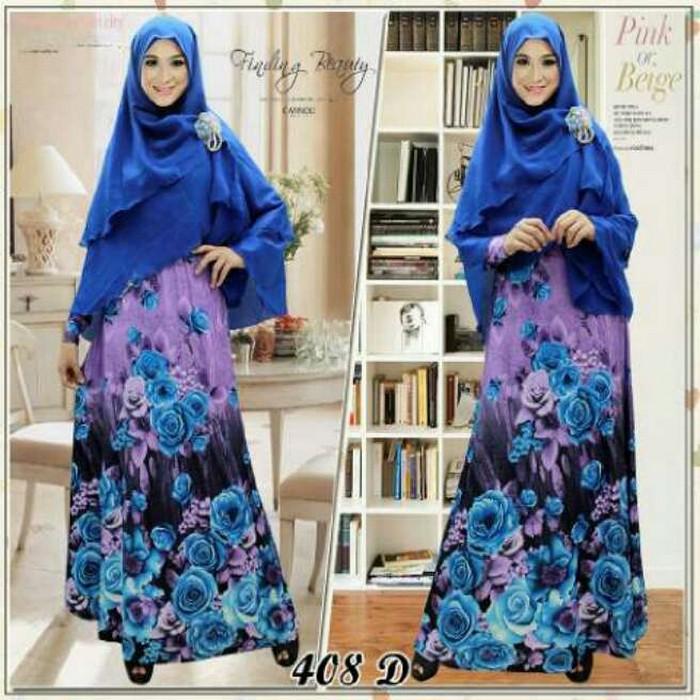 Tanah Abang Fashion terbaru termurah dan terlaris Gamis Muslim 408E Aer
