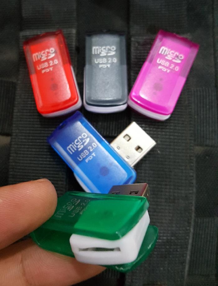 CARD READER 1 SLOT MICRO SD / CARD READER USB FLASH SINGLE SLOT MURAH