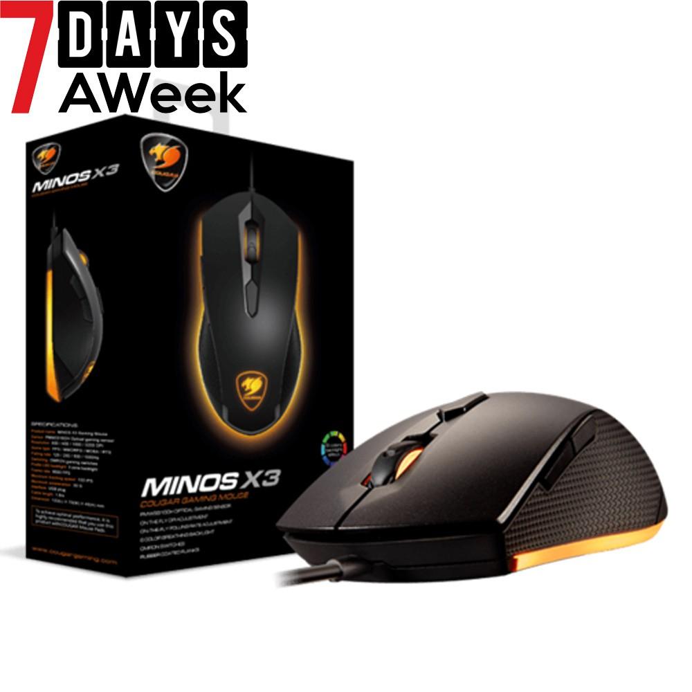GARANSI TERMURAH Cougar Minos X3 Ultra Fast FPS Gaming Mouse Omron Switches / Mouse Gaming / Mouse Gaming Murah