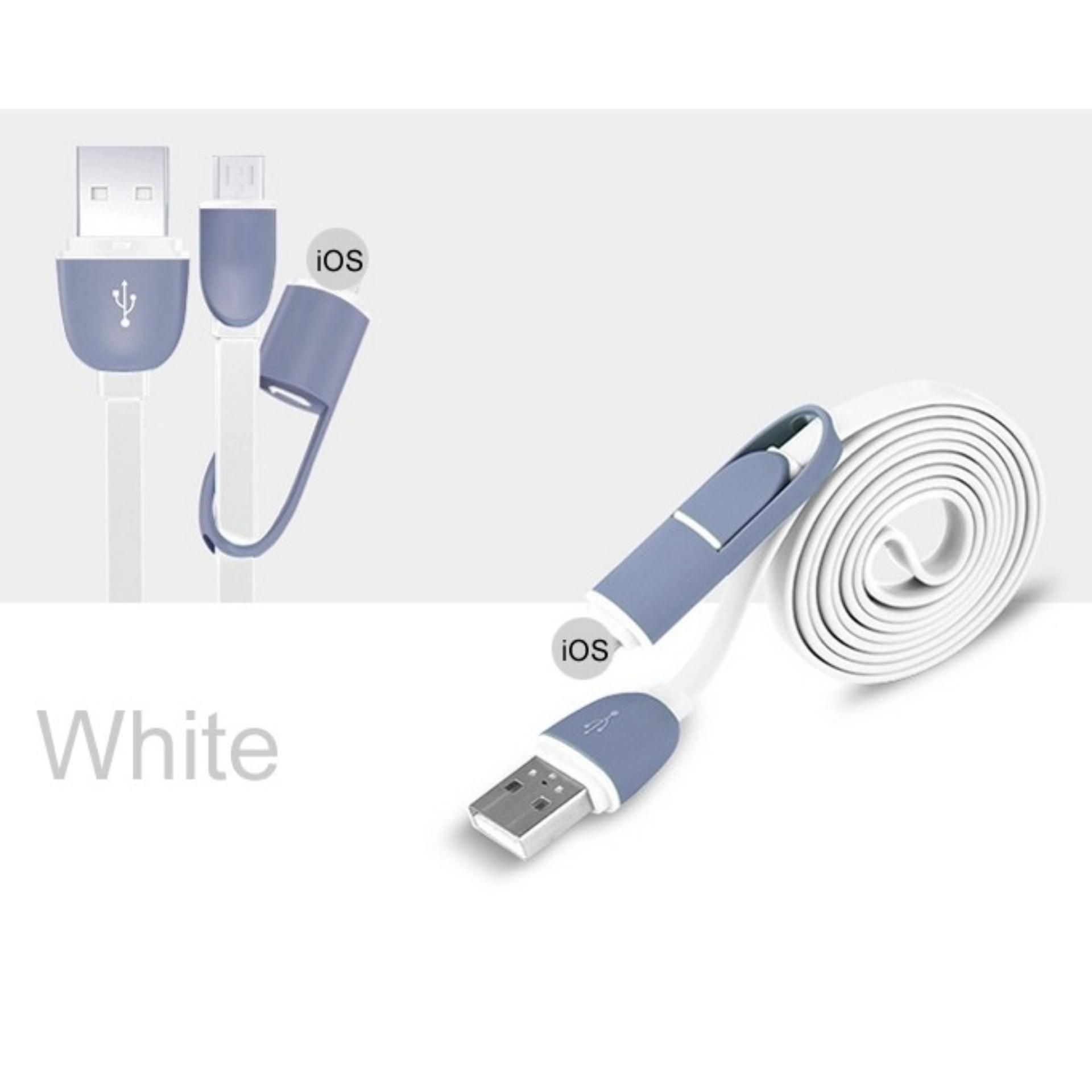 Cable Data 2iN1 USB Data Charging Cable for iPhone / Android