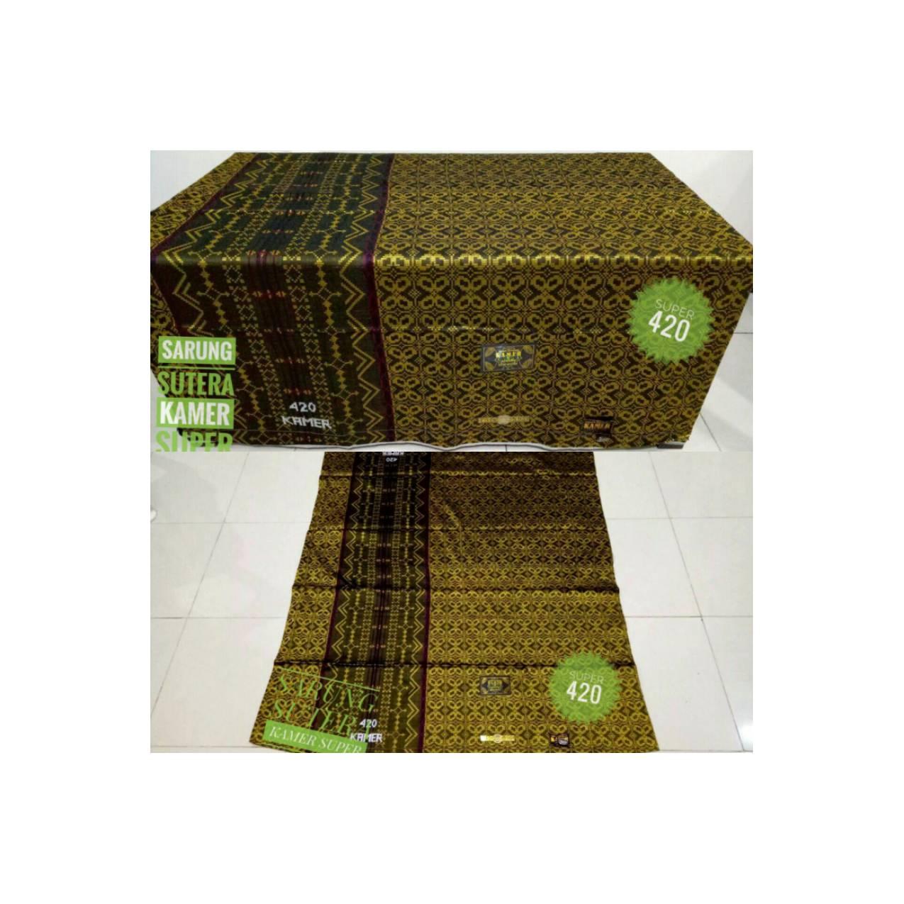 Sarung Tenun sutra KAMER SUPER 420 skelas tamer bhs SGE SGF hidayat