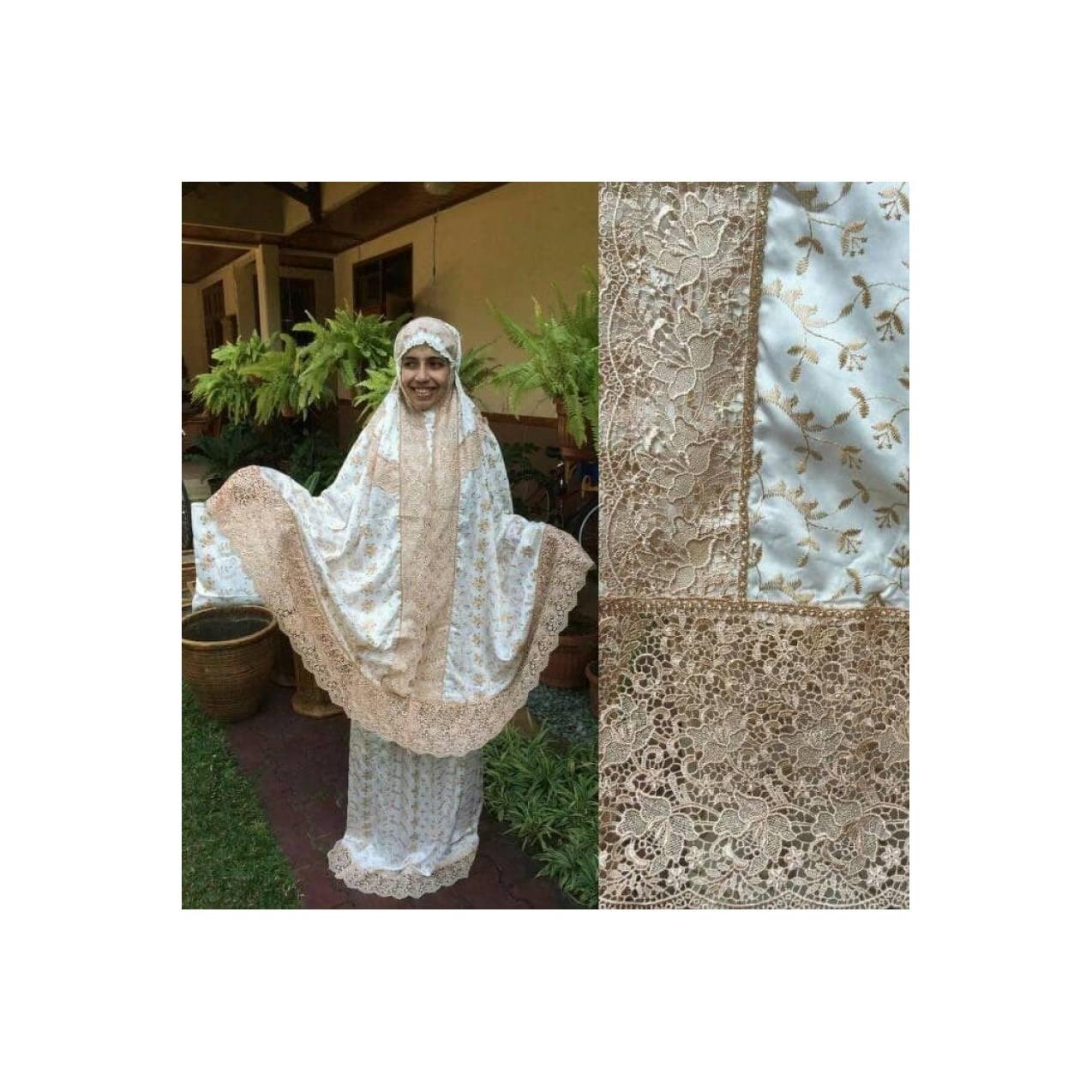 new Mukena Prada krisdayanti kupu2 Milo swarosky Berkualitas