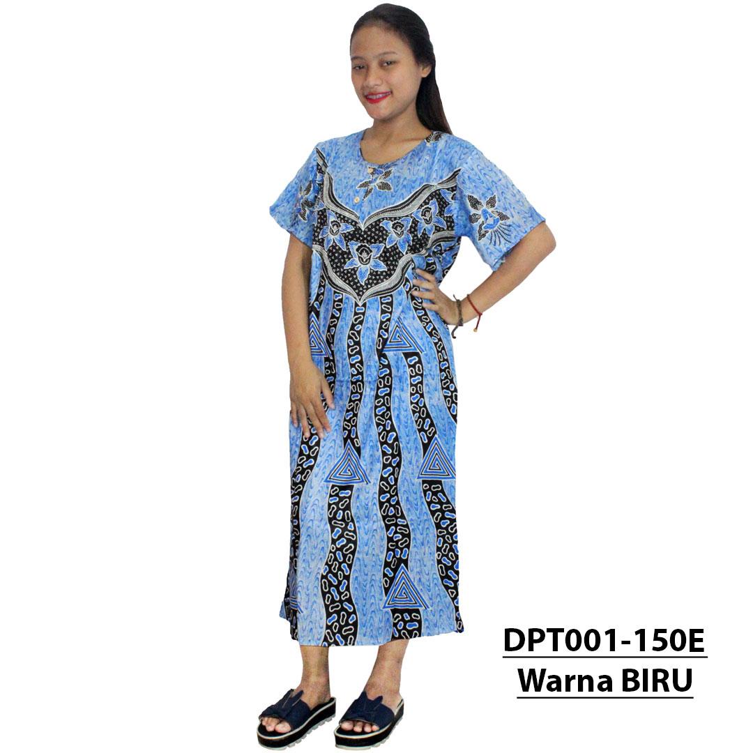 Daster Batik, Daster Lengan Pendek, Baju Tidur, Piyama, Kancing, Daster Bumil, Daster Busui (DPT001-150) Batik Alhadi