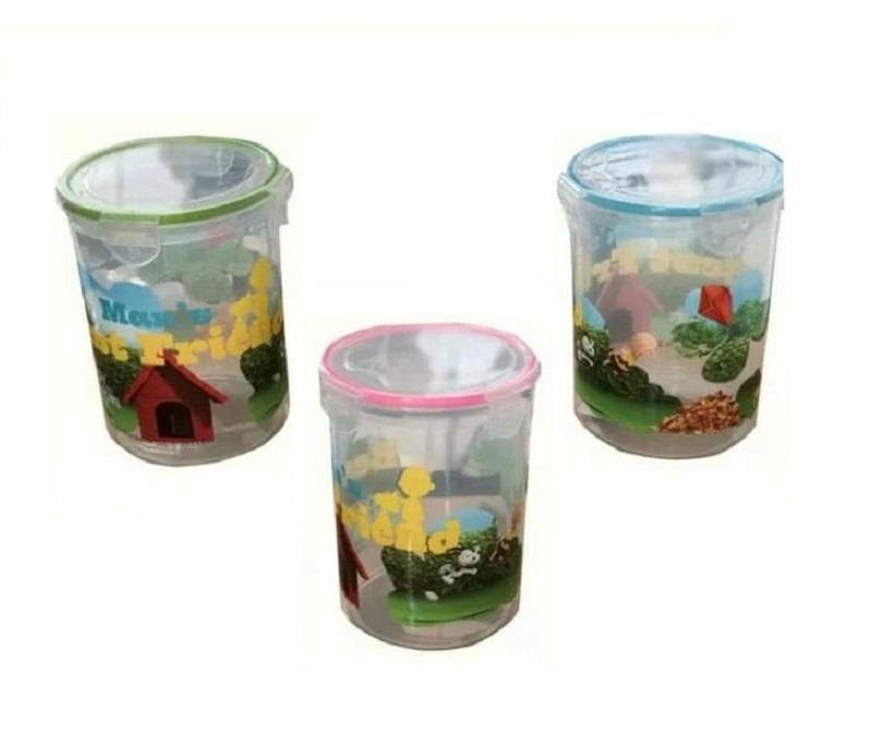 Best Seller Toples CALISTA OTADE 0.8 Kg / Kotak Hias Kulkas Kekinian / Kotak Makan / Kotak Makaan Ringan / Container Makanan / Toples Murah / Toples Lucu - BELI 1 GRATIS 1