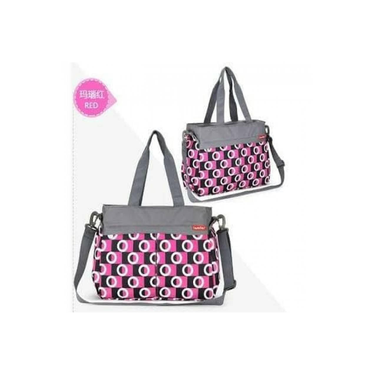 (Baby Club Itc Bsd) INSULAR MUMMY BAG PINK/TAS PERLENGKAPAN BAYI