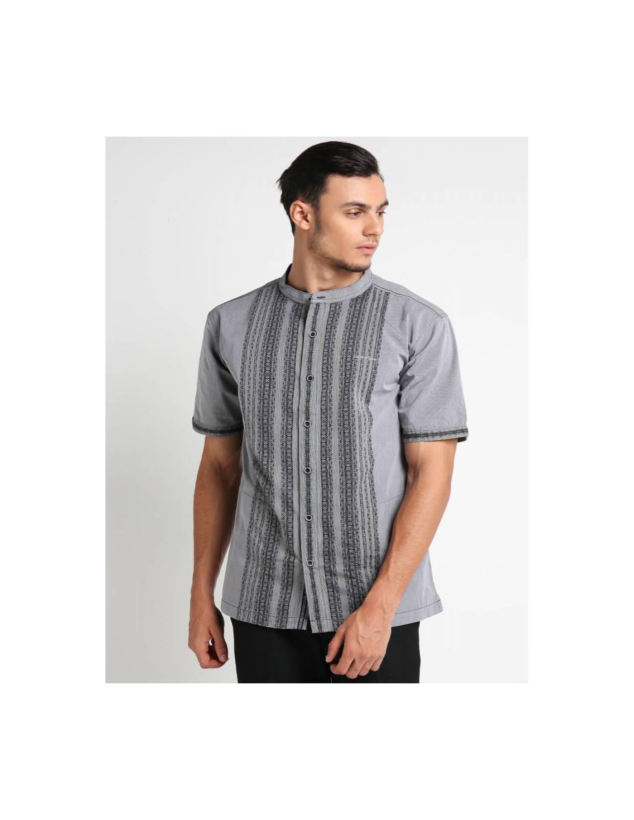 Baju Koko merk Cardinal Original - Abu -abu Tua, M