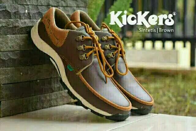 Sepatu casual pria kickers sepatu kerja nyaman di pakai kualitas premium murah