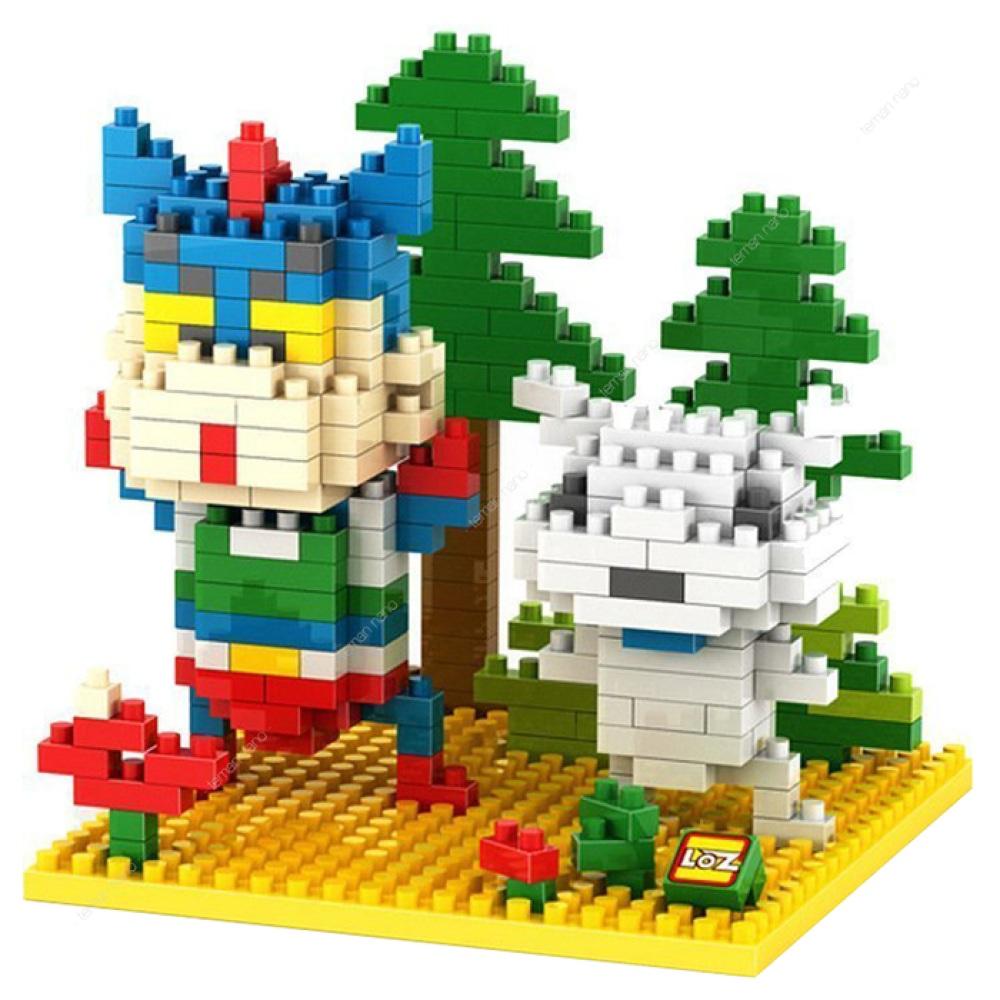 LOZ Nanoblock Crayon Shinchan with Shiro Jungle