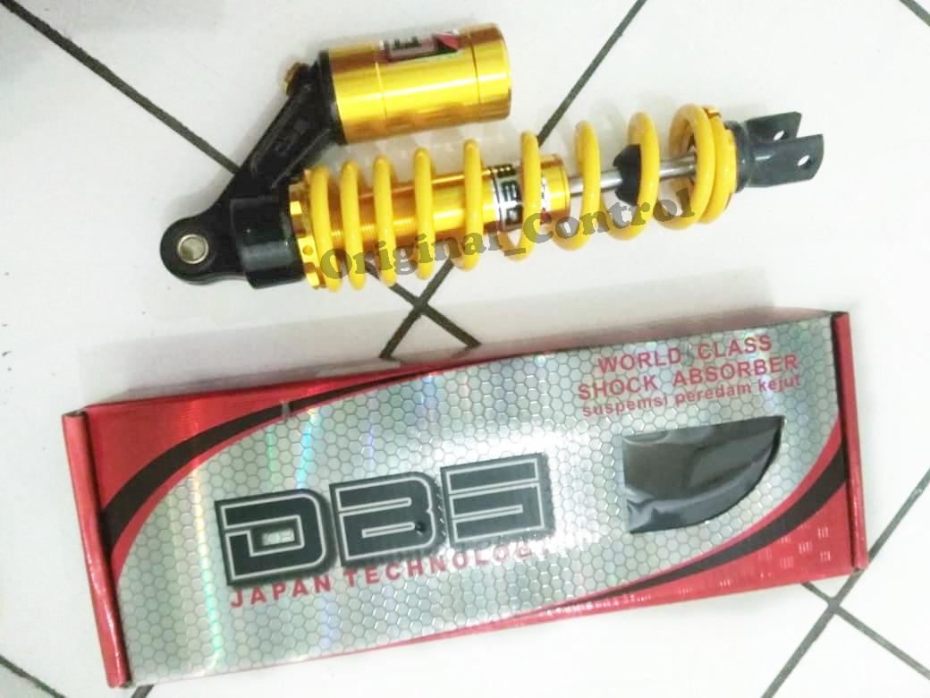 Shockbeaker Tabung Atas DBS Untuk Semua Jenis Motor Matic Yamaha Honda Beat , Mio , Fino , Scoopy , Vario 110 ( Gold/Yellow )